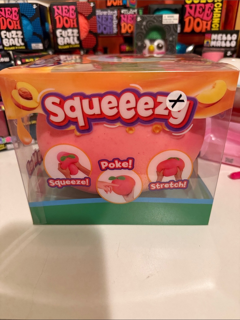 Sunny Days Peach Squishy Toy - Pink